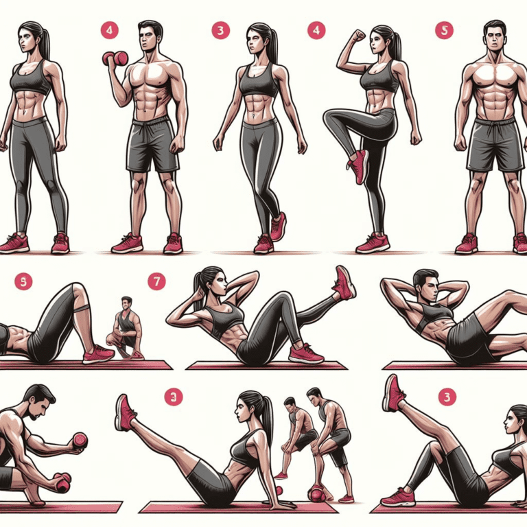 standing ab workout